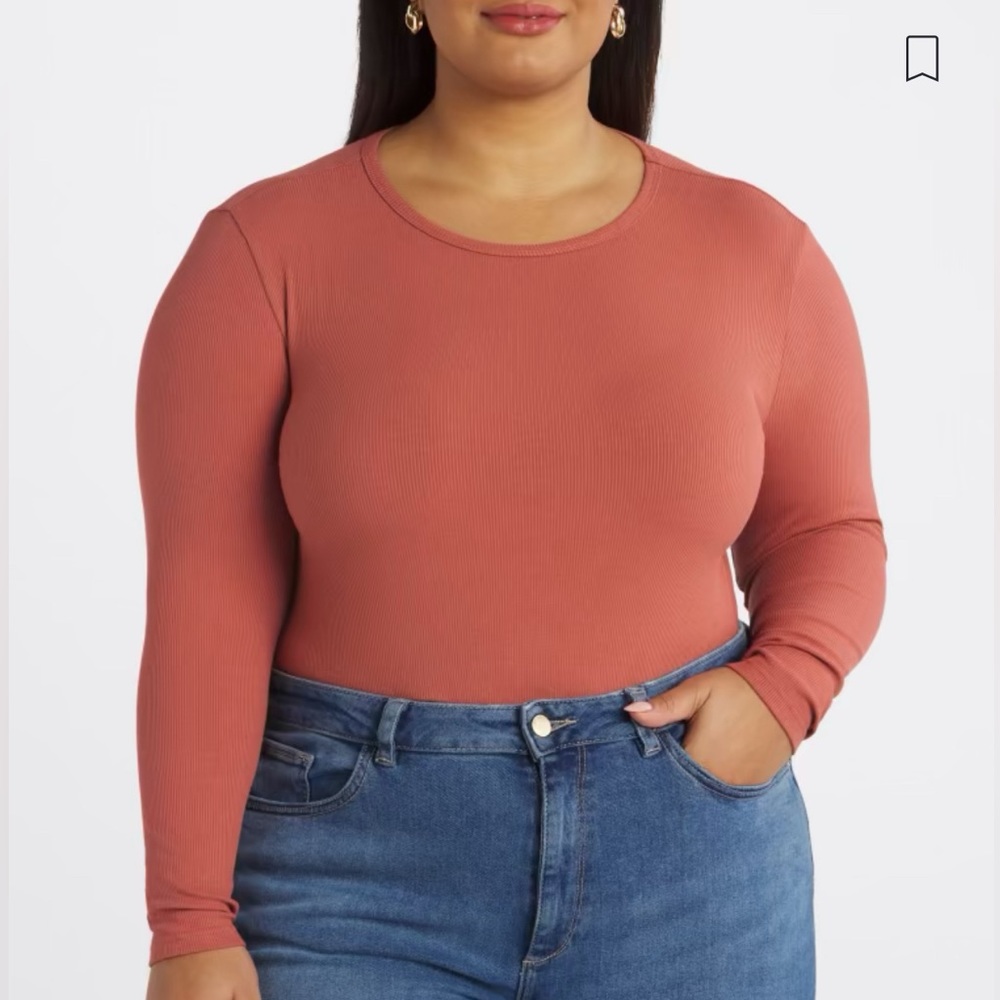 Long Sleeve Knit Bodysuit NWT